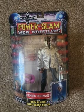 Power Slam WCW Wrestlers Dennis Rodman Action Figure - Silver